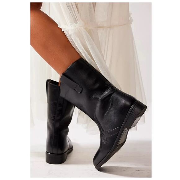 Free People Easton Equestrian Ankle Boot Size 11 Western Cowgirl Campus - Picture 1 of 13